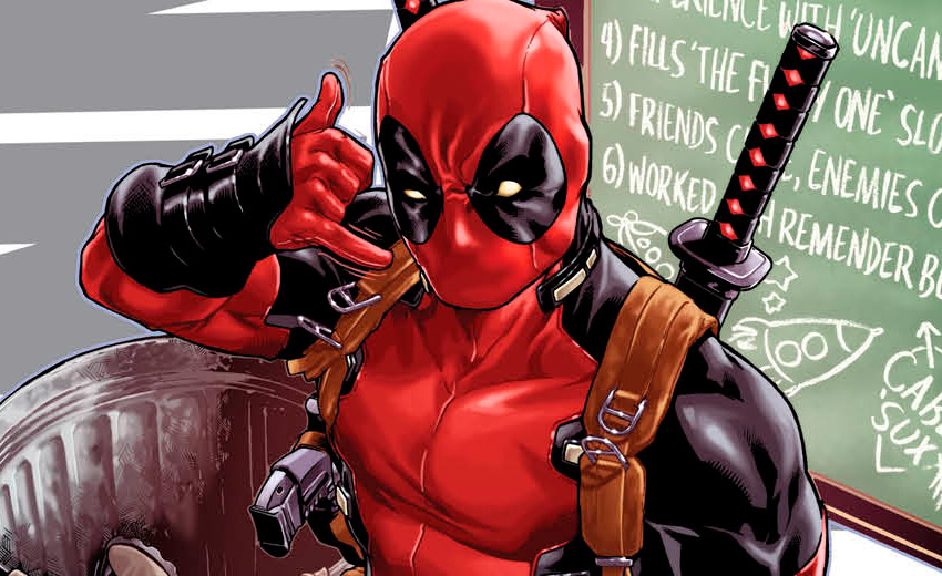 Deadpool as he appears in Marvel Comics