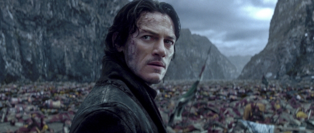 Handsome Luke Evans as the big daddy of the vampires in Dracula Untold