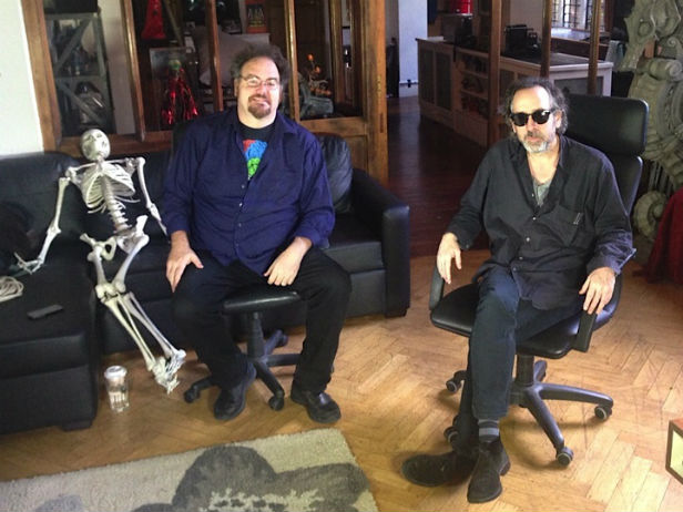 Jon Schnepp and Tim Burton in The Death of Superman Lives What Happened (2)