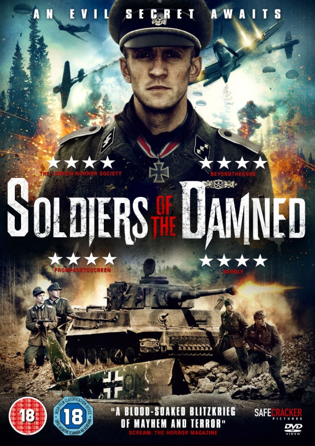 SOLDIERS OF THE DAMNED - DVD SLEEVE FRONT COVER