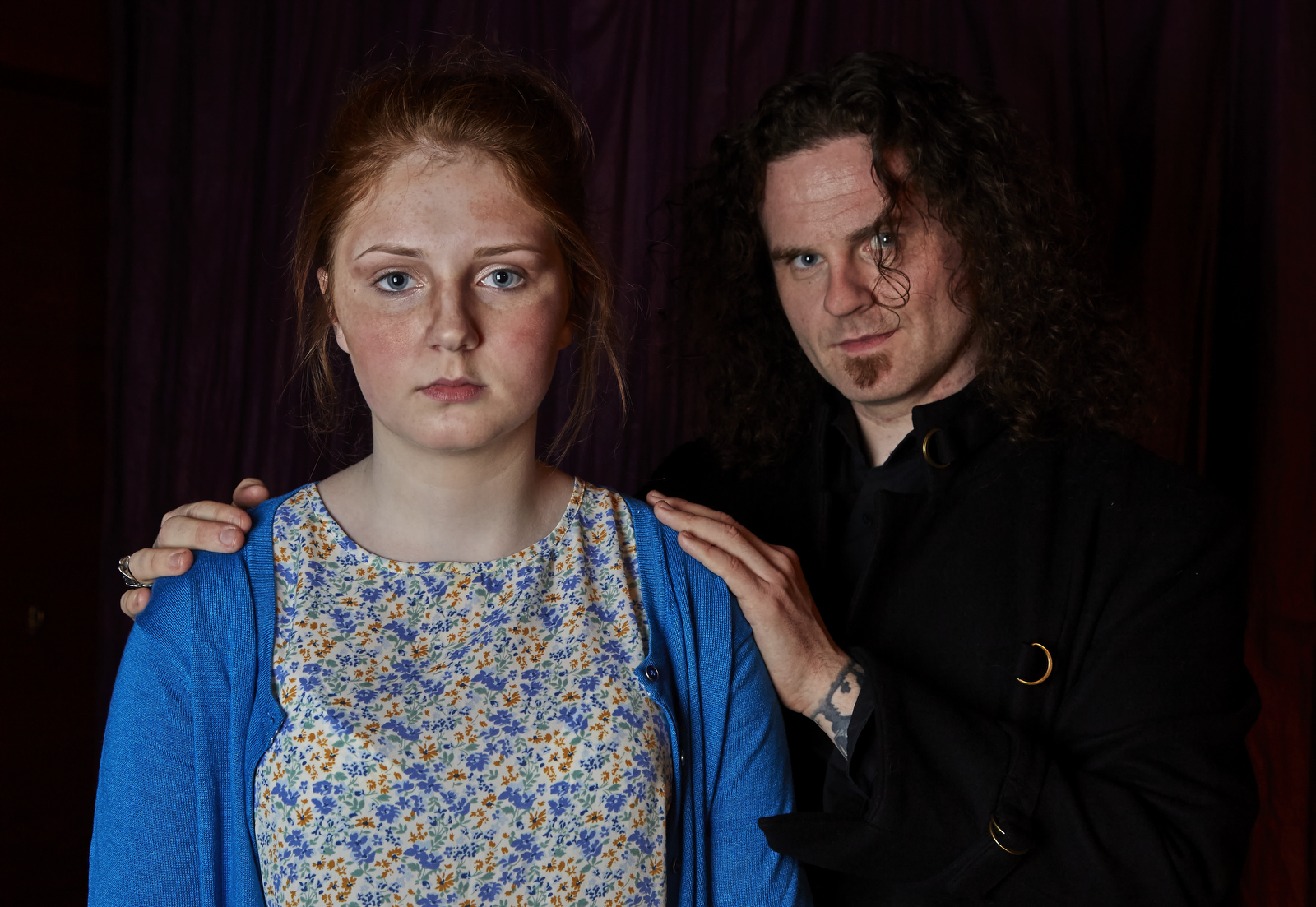 Caitlin Blackwood and Billy Kirkwood Filming a promotional 'Cops and Monsters' video - 24 May 2015