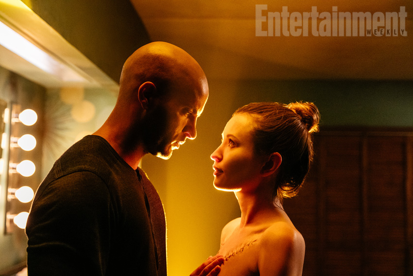 American Gods Season 1 Air Date: 2016 or 2017 Pictured: Shadow Moon (Ricky Whittle) and Laura Moon (Emily Browning)