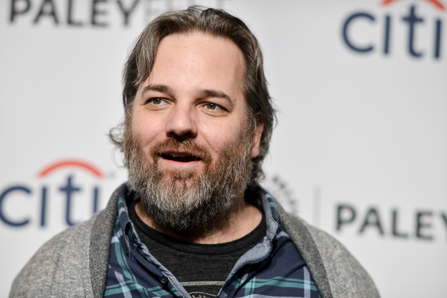 FILE - In March 26, 2014 file photo, Dan Harmon arrives at PALEYFEST 2014 - "Community" in Los Angeles. The axed NBC sitcom "Community" will make its Yahoo debut in March. Yahoo announced Tuesday, Jan. 13, 2015, that sitcom will begin its online life with a pair of episodes.  (Photo by Richard Shotwell/Invision/AP, File)