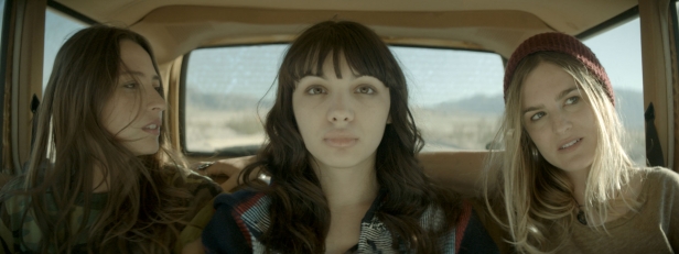 Fabianne Therese, Hannah Marks and Nathalie Love in Southbound