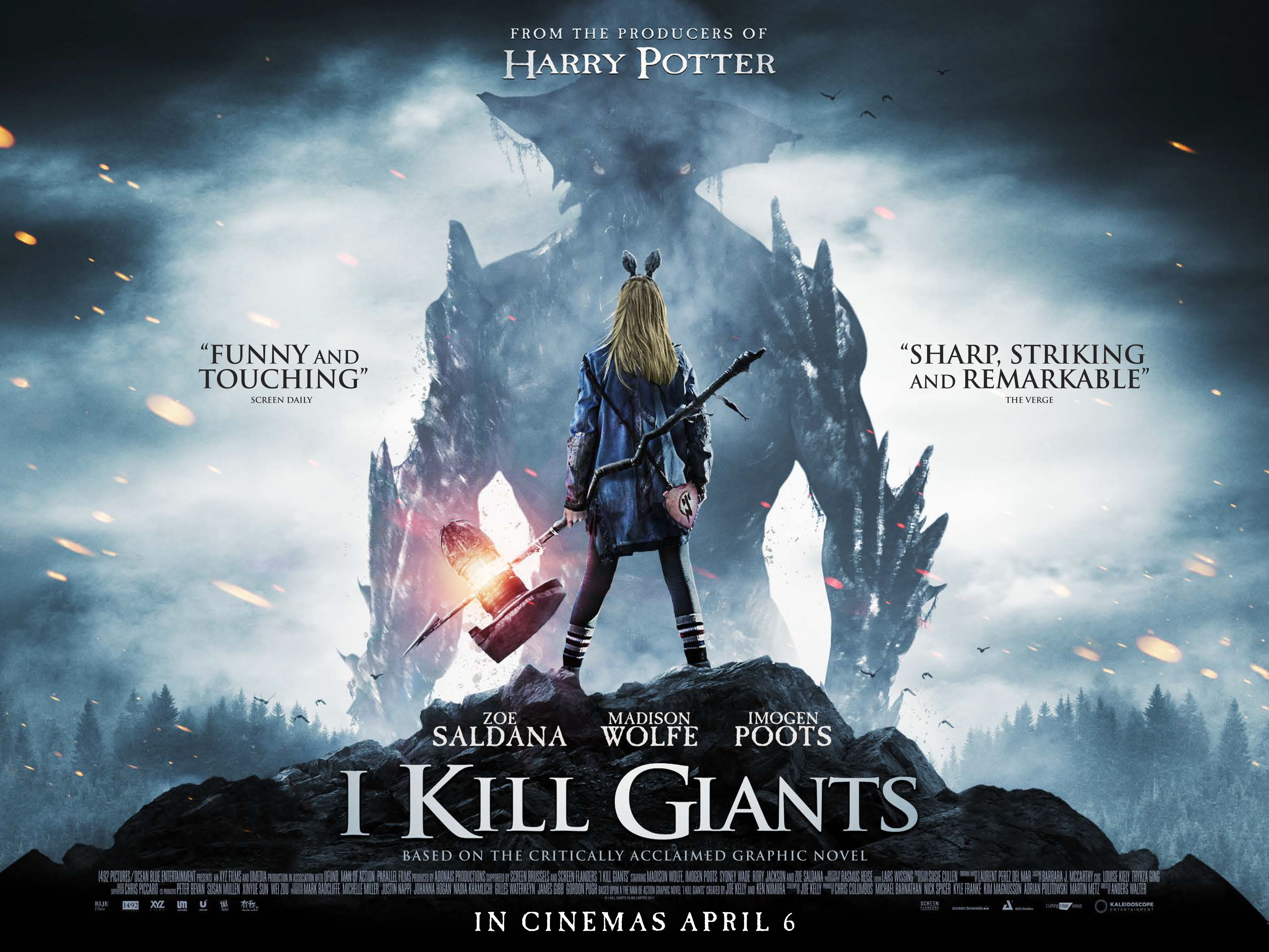 I KILL GIANTS MOVIE TIE-IN EDITION GRAPHIC NOVEL Paperback Collect 7 Part Series