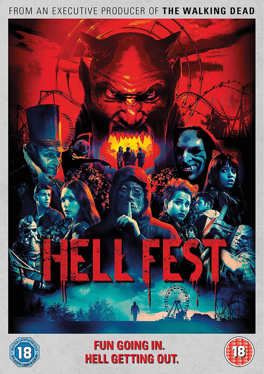 Hell Fest film review: serial killer stalks a horror theme park in throwback genre movie