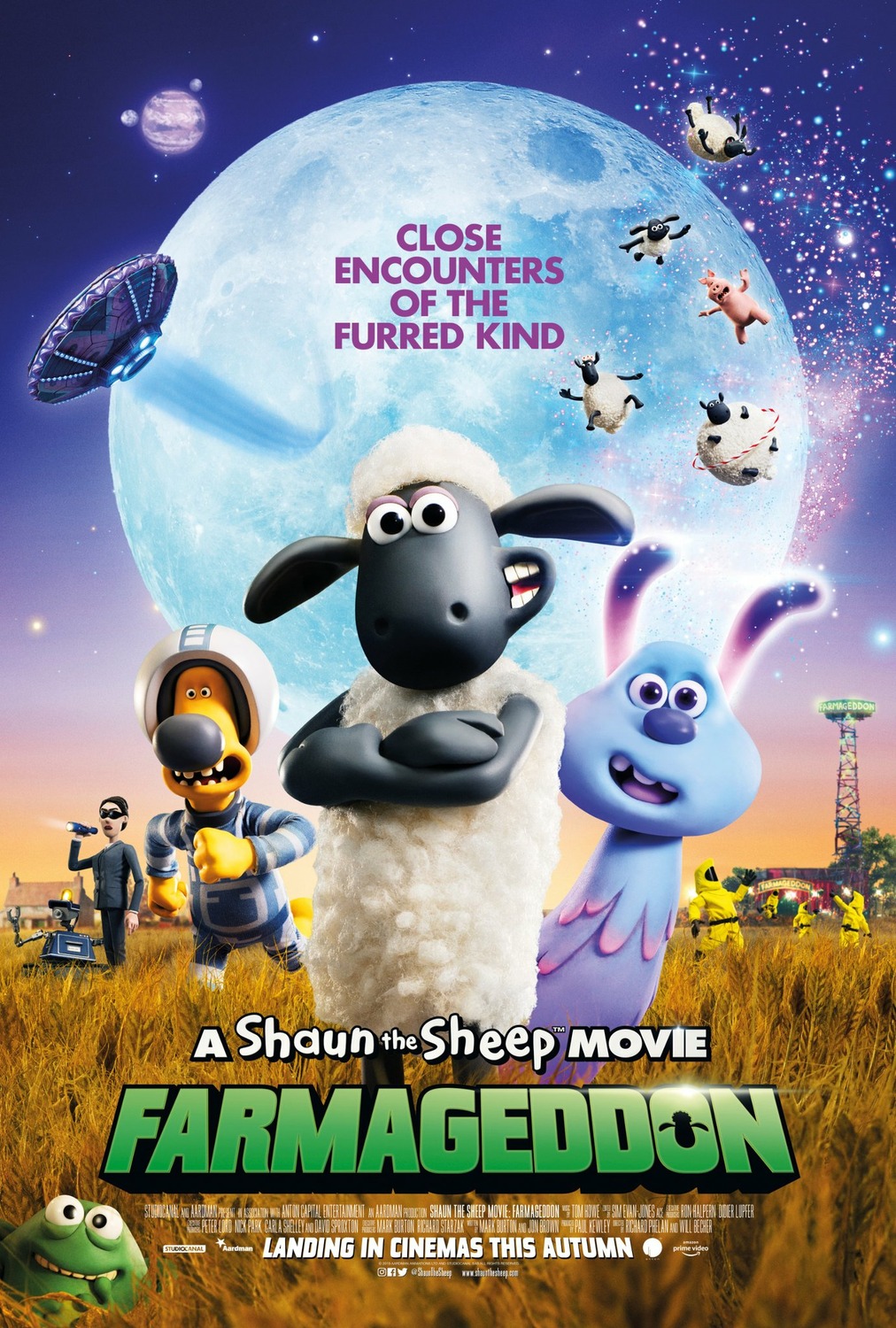 A Shaun The Sheep Movie: Farmageddon film review: wonderful SF fun from Aardman