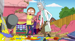 Rick And Morty Season 2 gruesome Simpsons couch gag