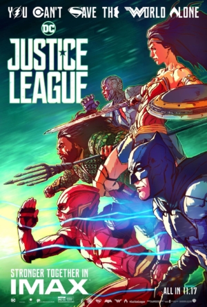 Justice League new IMAX illustrated poster is lovely