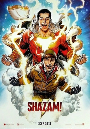 Shazam! new poster from CCXP18 unleashes its inner child