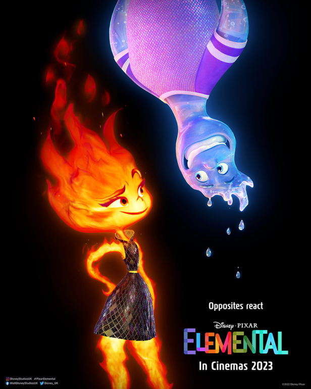 Elemental: Fire, water, land and air come together for Disney and Pixar  trailer - SciFiNow