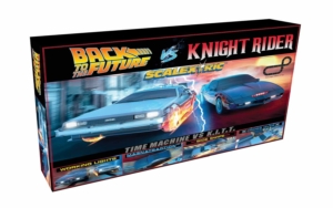 Scalextric go back to 1980s with Back to the Future vs Knight Rider Race Set
