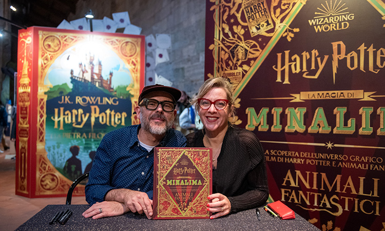 “Everyone in the world knows the Marauder’s Map and it’s our version!”  We’re talking to Harry Potter design duo, Mina Lima